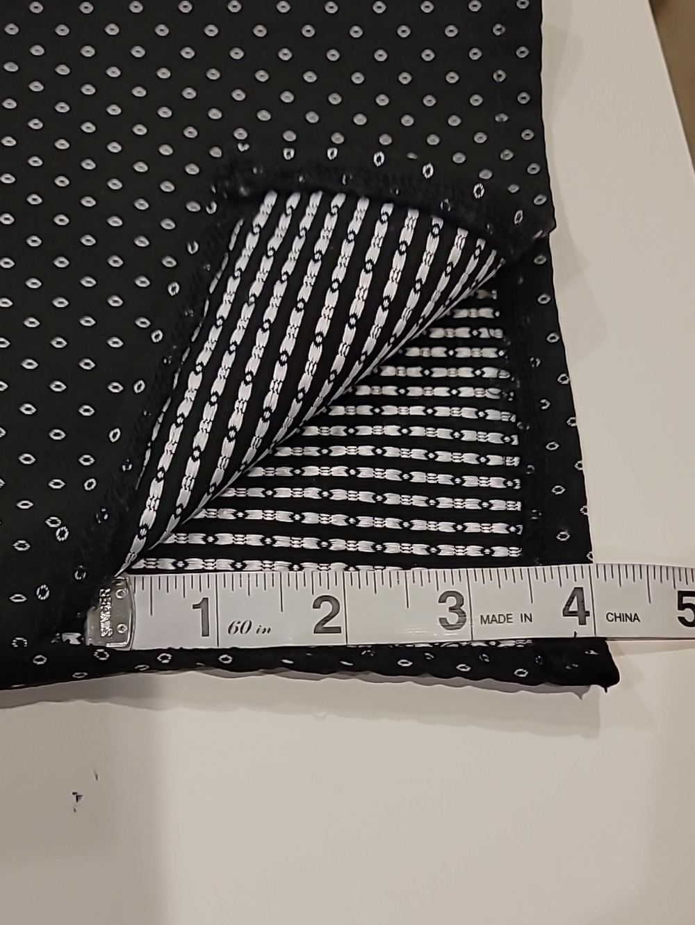 Jules & Leopold Black Polka Dot Pull Up Ankle Pants - Picture 9 of 11